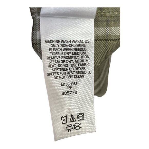 Cabela’s Men’s XL Wrinkle-Free Plaid Button-Down Shirt – Long Sleeve 100% Cotton - Picture 4 of 6